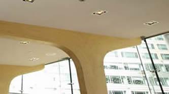 Terraco Ambient Acoustic Plaster | Benugo Kitchen London ceiling